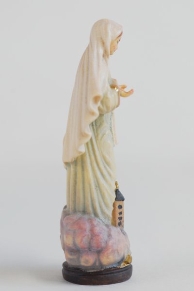 木彫り メジュゴリエのマリア像 カラー 6.5cm - ドン・ボスコ社