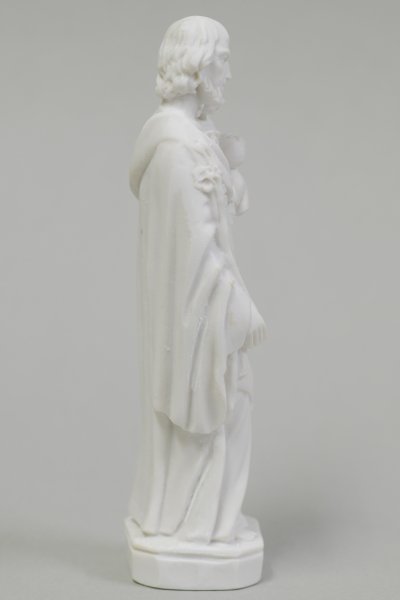 画像3: ★20％OFF★ プラストマーブル製　聖ヨセフと幼子像　16cm 白 (3)