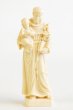 画像5: 木彫り　パドアの聖アントニオと幼子イエス像　白木 7cm　　 (5)