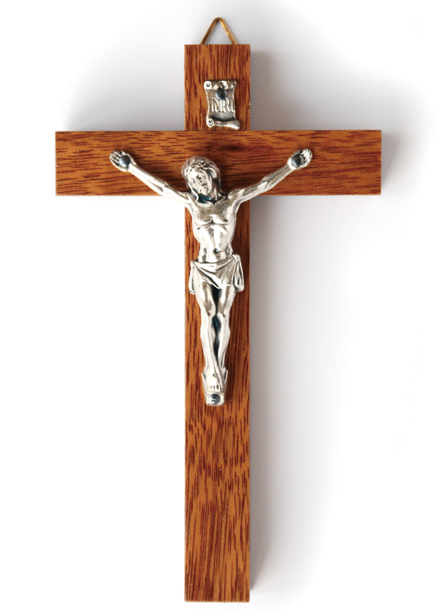 壁掛け十字架 木製 - ドン・ボスコ社