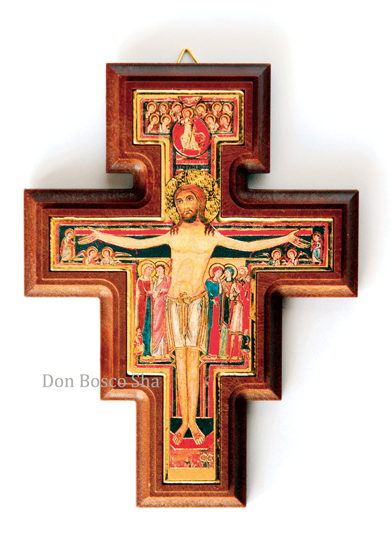 板絵十字架 サン ダミアーノの十字架 ドン ボスコ社