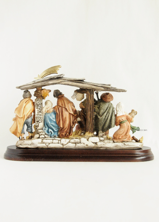 イタリア製 馬小屋降誕セット Cr428 ドン ボスコ社