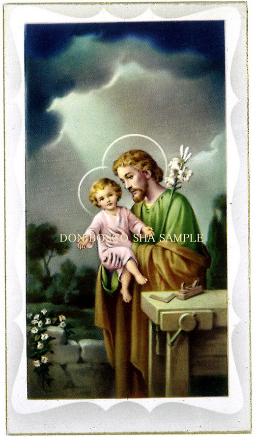 イタリア製　ご絵　聖ヨセフ（5-39）