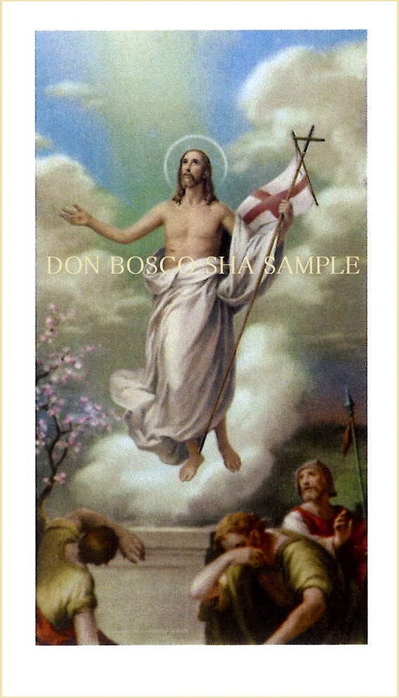 イタリア製 ご絵 ご復活のキリスト (3059) ドン・ボスコ社