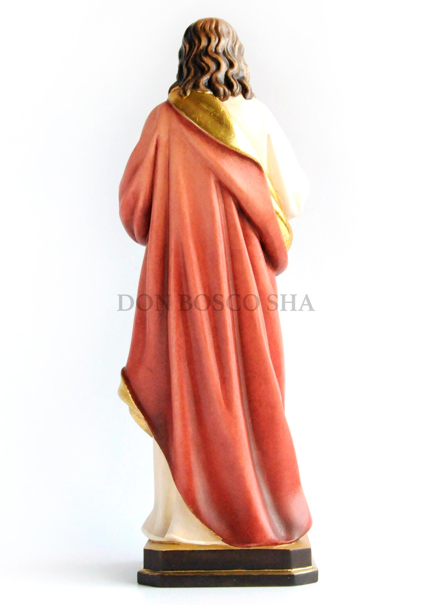 木彫り み心のイエス像 カラー 約30cm ※店頭在庫1点のみ - ドン・ボスコ社
