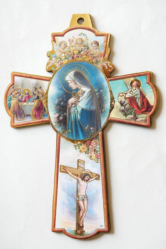 板絵十字架 横向きマリア - ドン・ボスコ社
